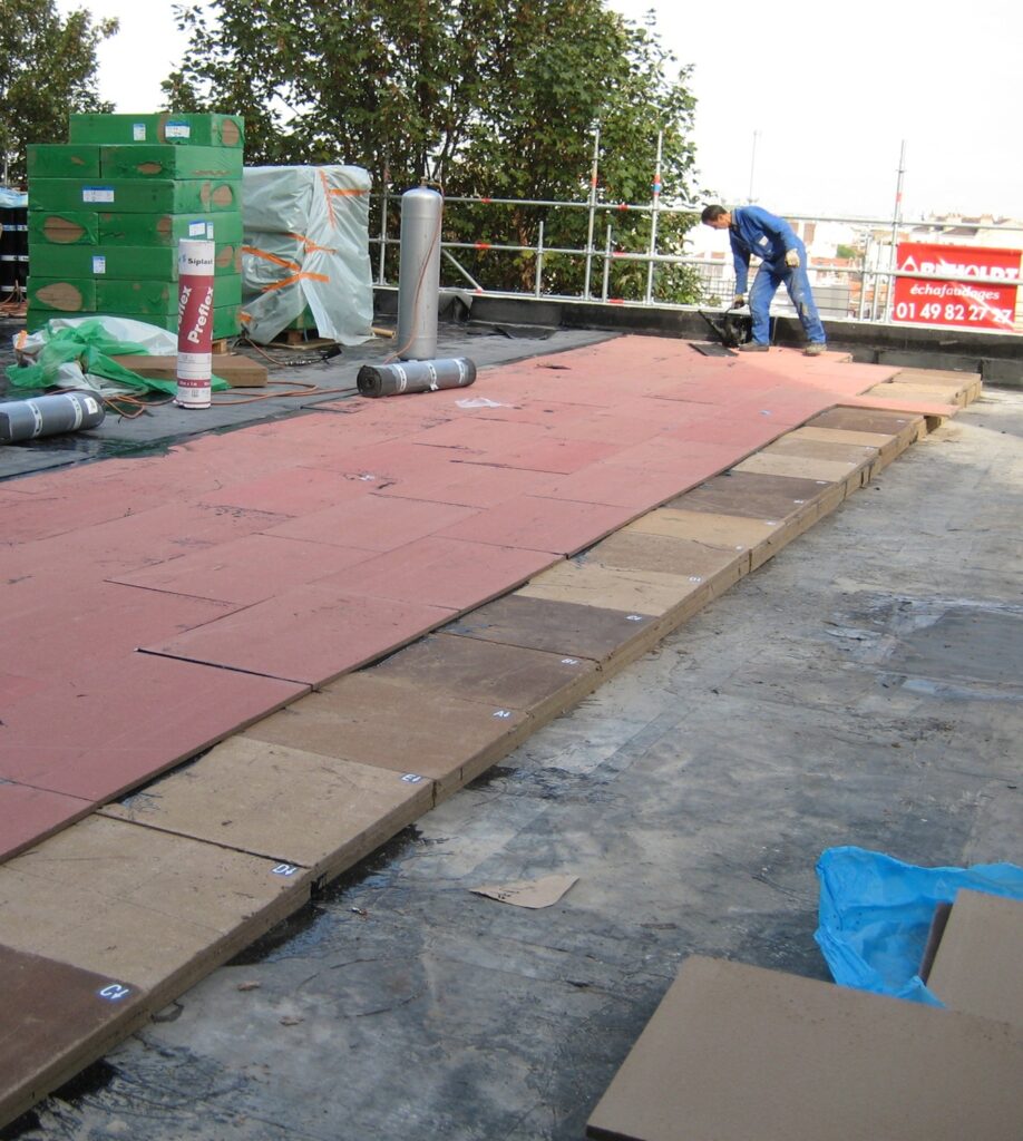 isolation pentée pour parking Ivry A