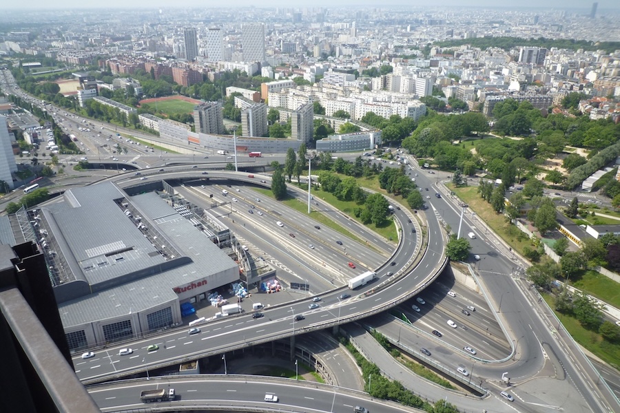 porte de Bagnolet depuis les Mercuriales