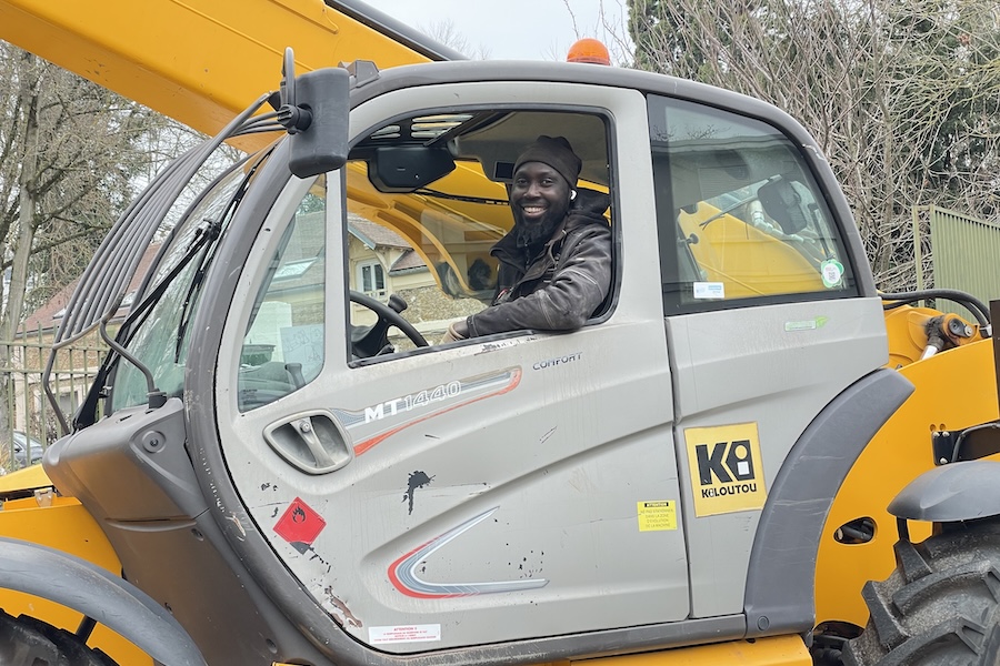 Un excellent conducteur d'engin